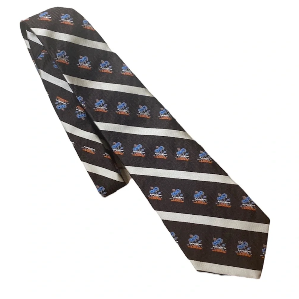 Vintage‎ Christian Dior Fleur De Lis Tie